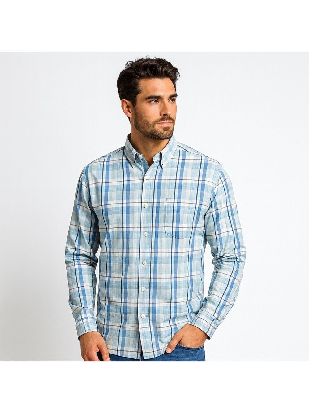 Tommy Bahama Casual. Button Down Dress Shirt X-Large Long Sleeve Cotton/Silk